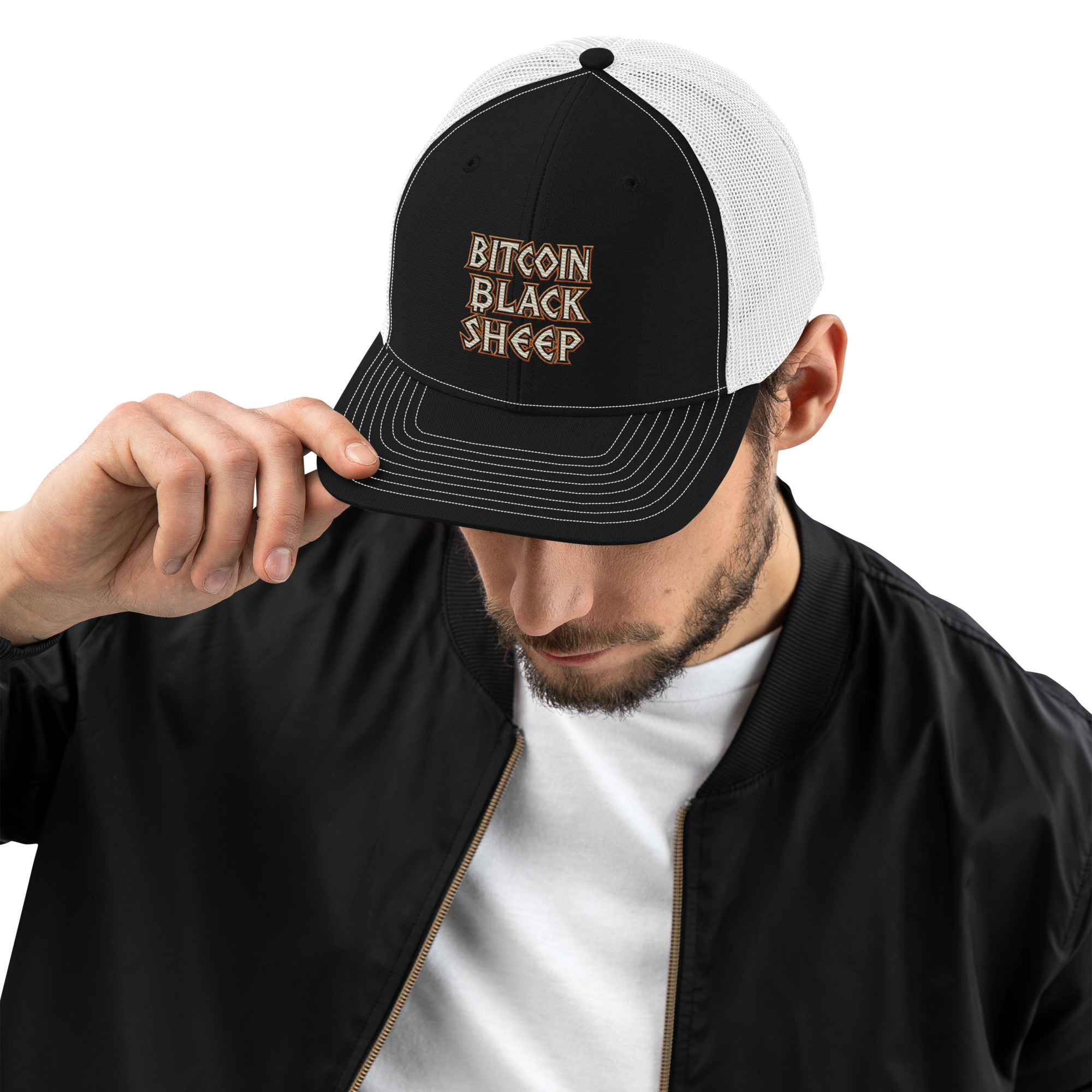 Spartan Black Sheep Trucker Hat - Image 4