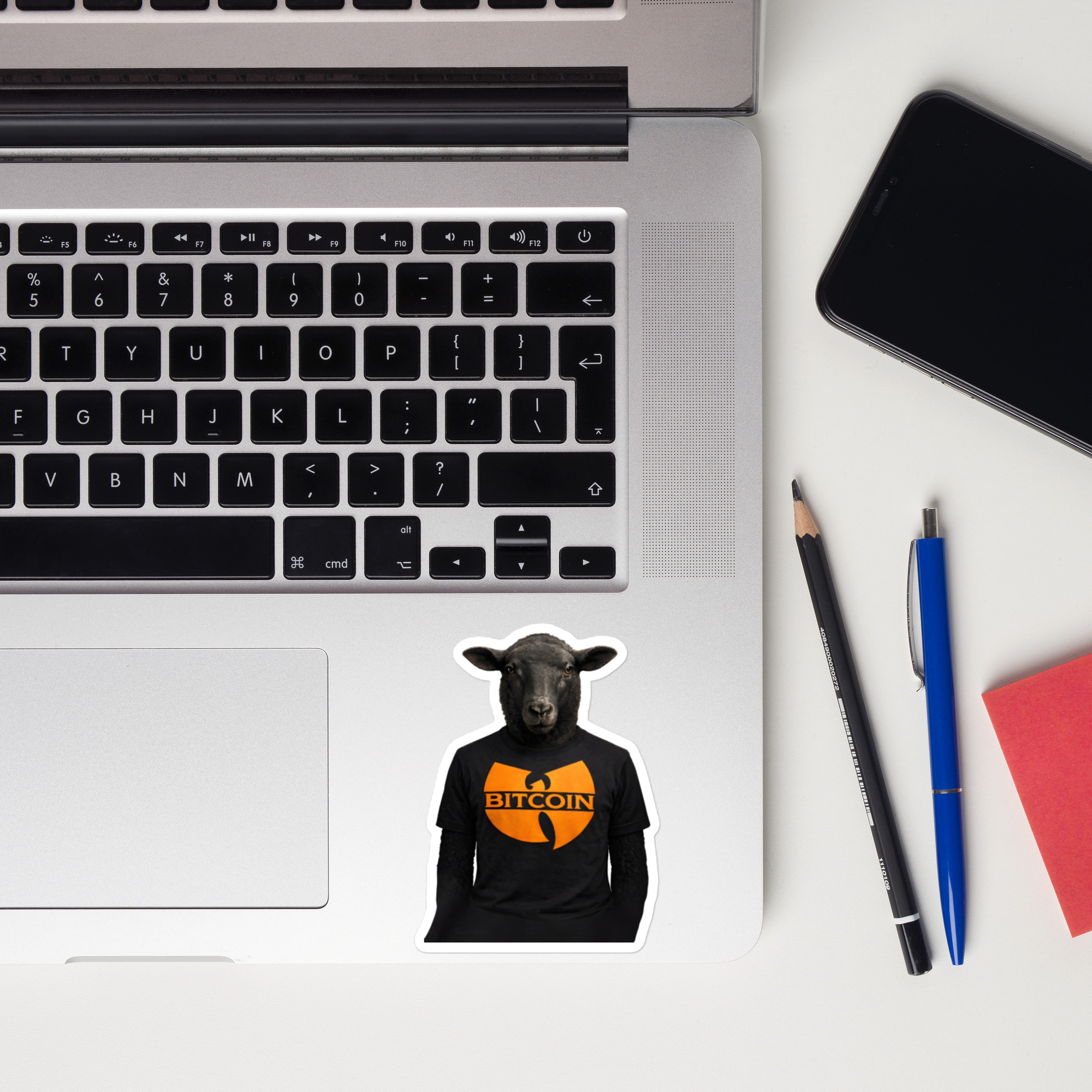 Black Sheep Bitcoin Clan Sticker - Image 3