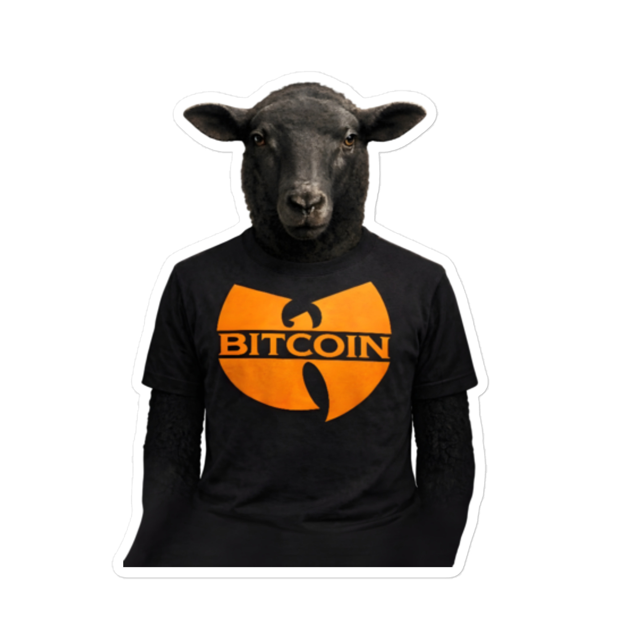 Black Sheep Bitcoin Clan Sticker - Image 2